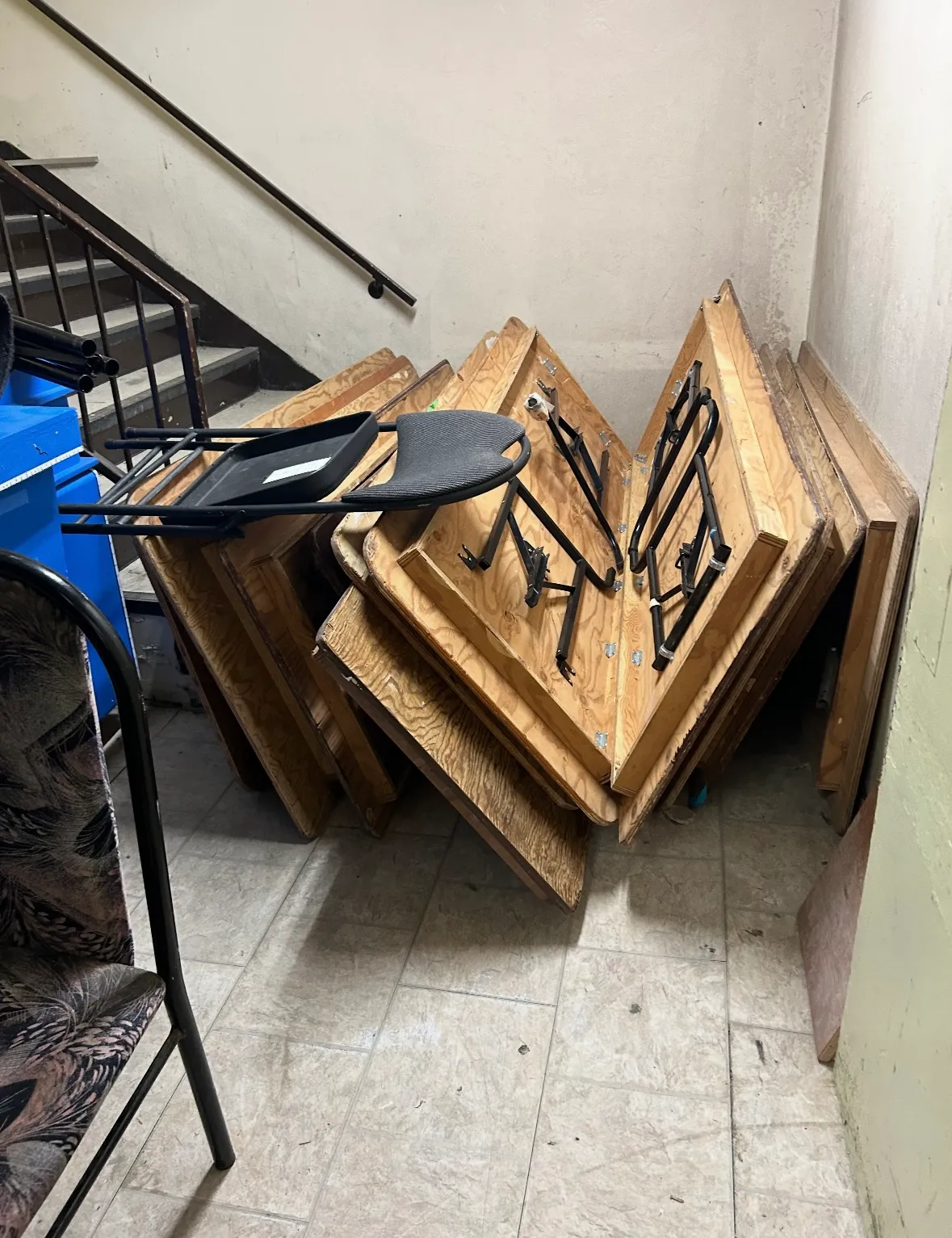 Photo of party hall tables